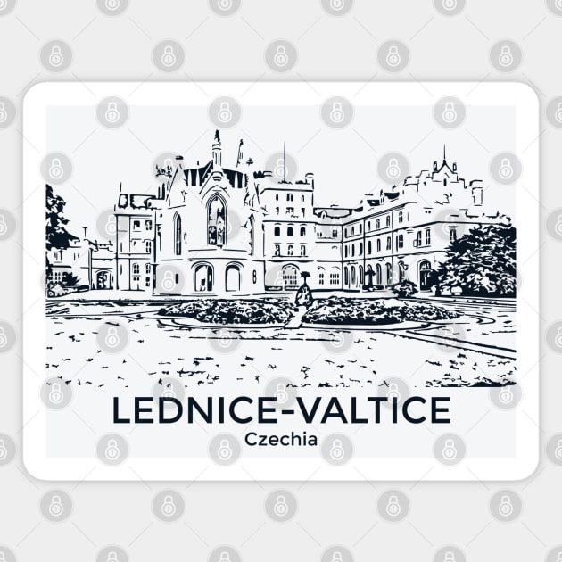 Lednice-Valtice - Czechia Magnet by Lakeric